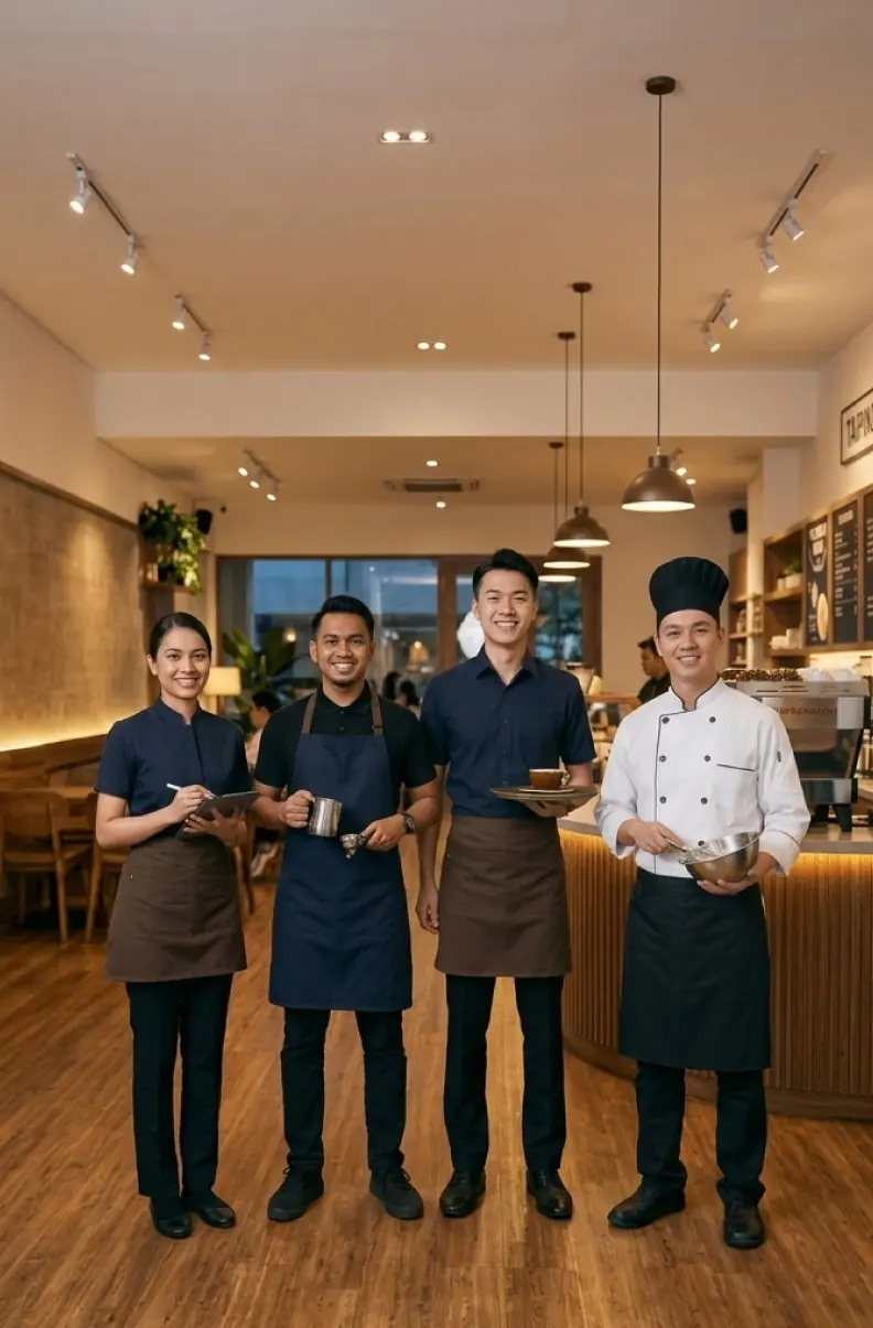 F&B uniforms by 91 Phila
